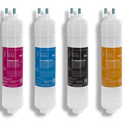Комплект фильтров для пурифайеров Ecotronic с UF мембраной(12 дюймов)