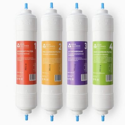 Комплект фильтров UF для очистки воды Aqua Alliance 14 дюймов I-типа — 4шт.