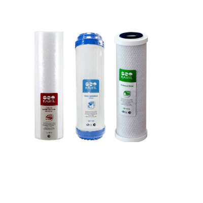 Комплект картриджей Raifil (на 6 месяцев)(sc10-10,udf-10b,cbc-10-10)