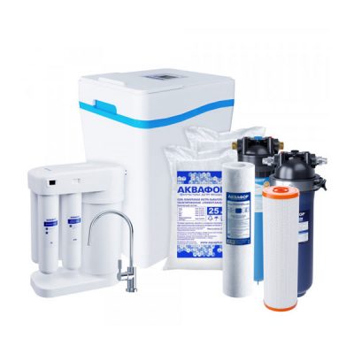 АКВАФОР WS800 (А800, S800) + Гросс 20 с модулем п/п + Викинг PRO с модулем В520 PRO + DWM-101S Морион + Соль 2 шт.