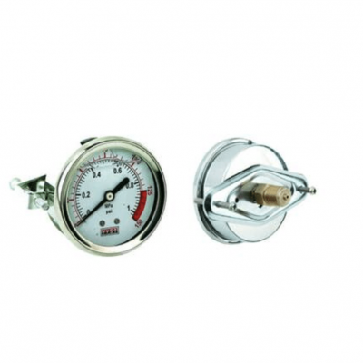 Манометр осевой жидконаполненный, 300 psi, резьба ¼»