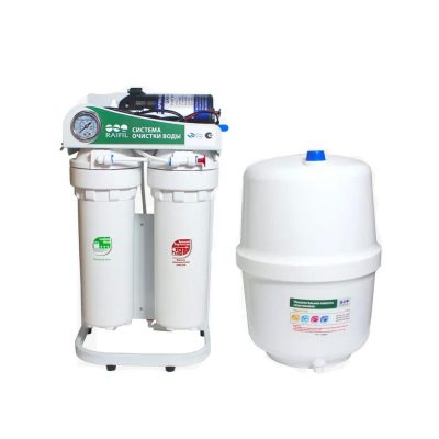 Фильтр обратного осмоса Raifil RO50-G с насосом — 4 ступени очистки воды под мойку