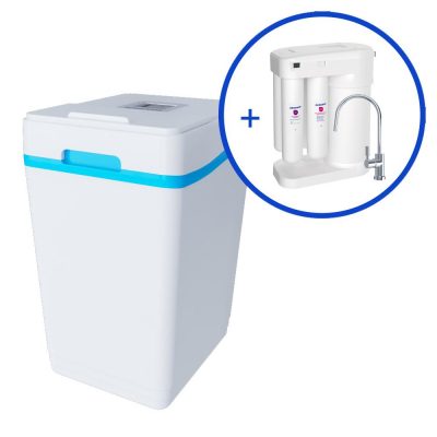 Умягчитель кабинетного типа Аквафор WS800 P1 + подарок DWM-101S Морион